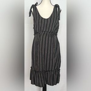 Sonoma Maternity Sleeveless Shoulder‎ Tie Dress Large Summer Party Casual
